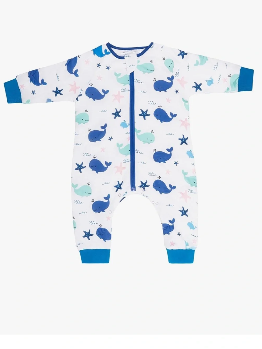 Litto Goose Toddler Sleep Sack cuffed  Baby Wearable Blanket Whale Design S NEW